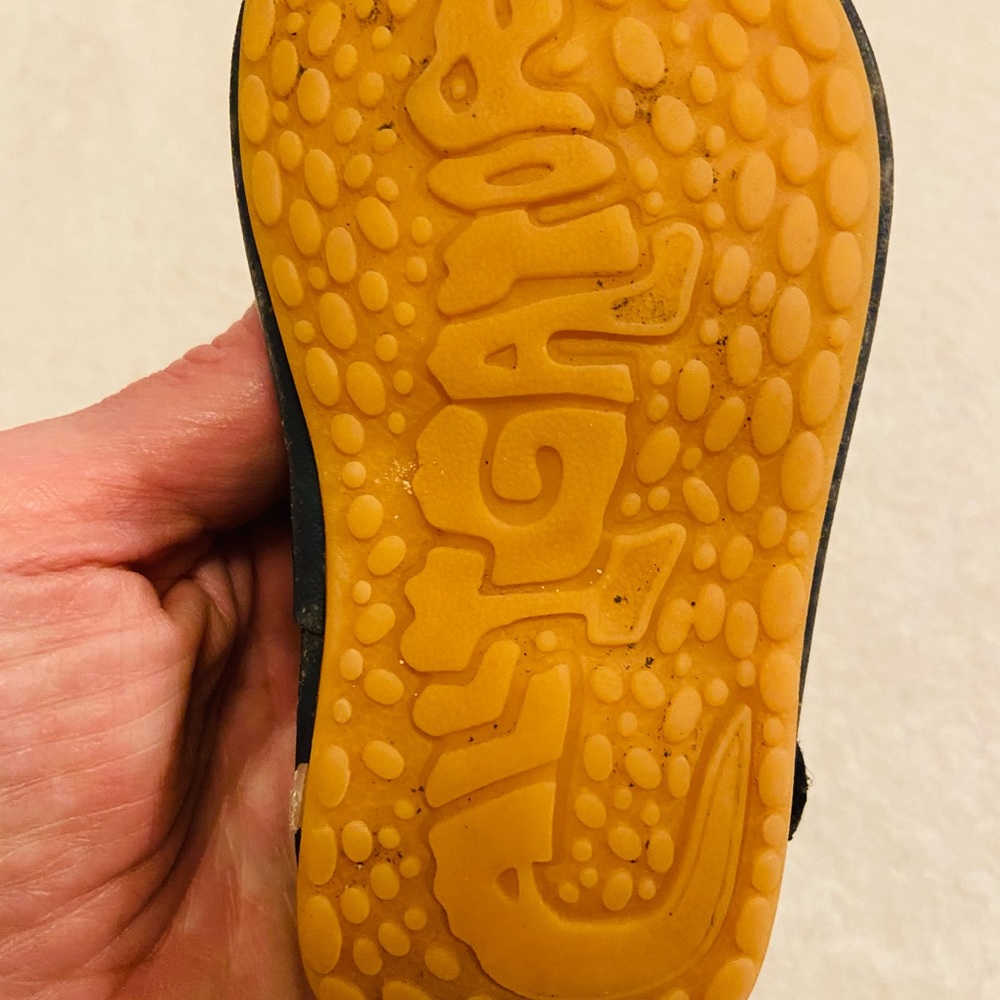 Shoes:Toddler Blue Leather Velcro Size 3 EUC - Picture 5 of 5